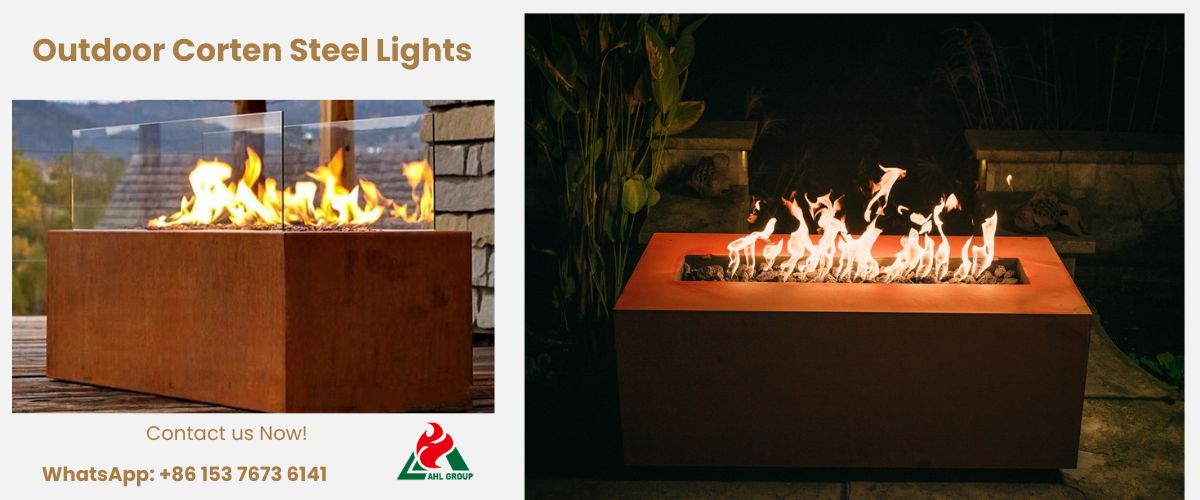 metal gas fire pit